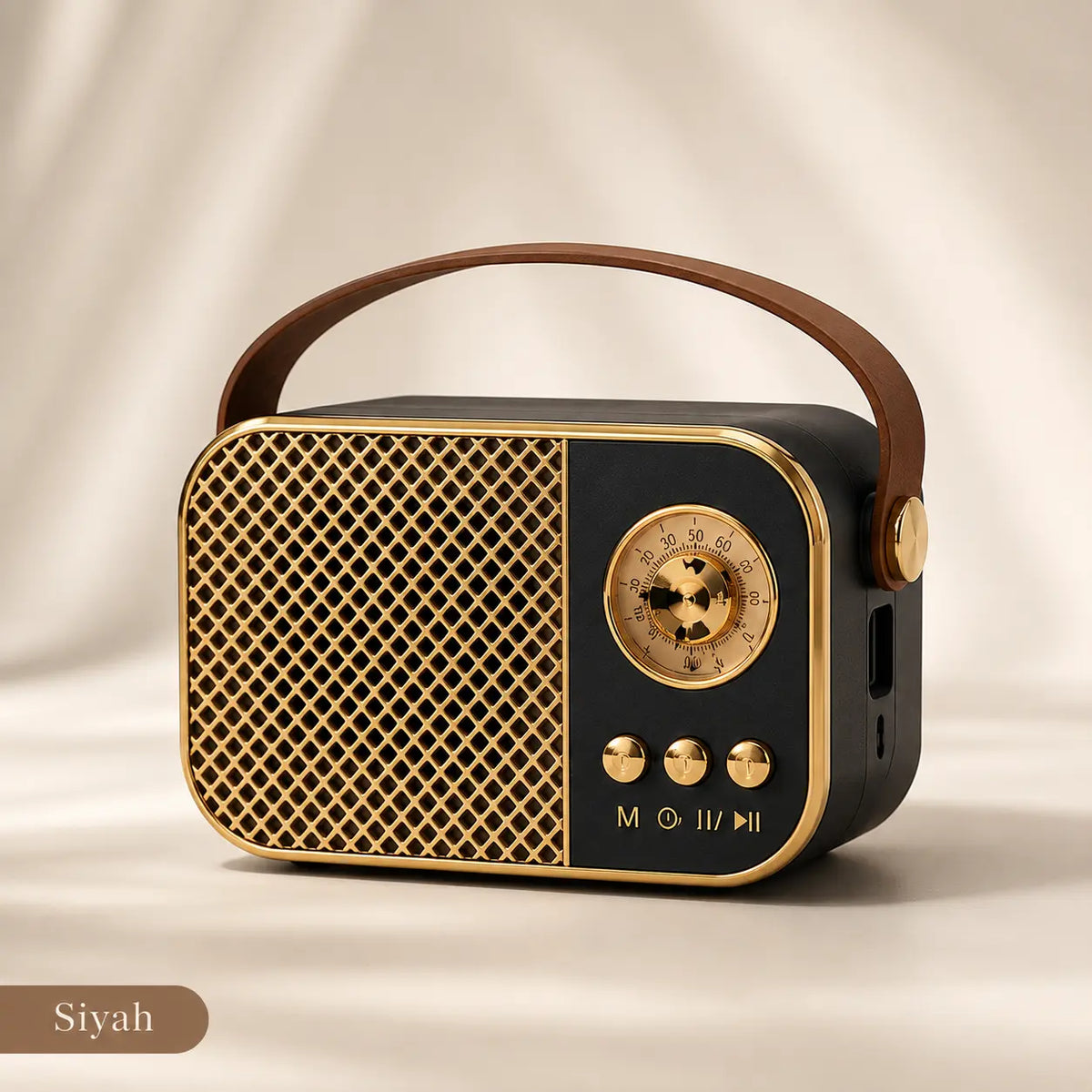 M24 Retro Bluetooth Hoparlör — FM Radyo, USB/TF (Şarjlı)